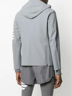 Thom Browne 4-Bar stripe lightweight compression jacket