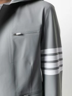 Thom Browne 4-Bar stripe lightweight compression jacket