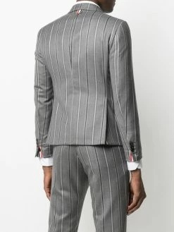 Thom Browne stripe-pattern single-breasted blazer jacket
