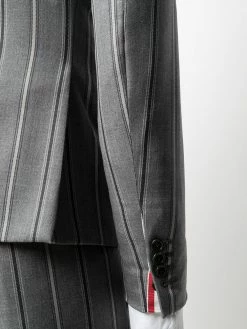 Thom Browne stripe-pattern single-breasted blazer jacket