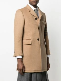 Thom Browne single-breasted concealed coat