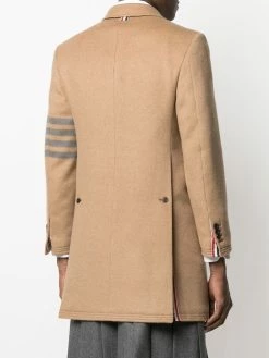 Thom Browne single-breasted concealed coat