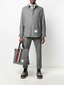Thom Browne RWB stripe cashmere overshirt shirts of men 6 Thom Browne RWB stripe cashmere overshirt