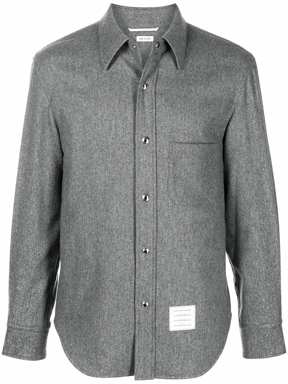 Thom Browne RWB stripe cashmere overshirt shirts of men 1 Thom Browne RWB stripe cashmere overshirt