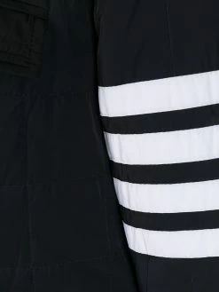 Thom Browne 4-Bar motif padded tailored coat