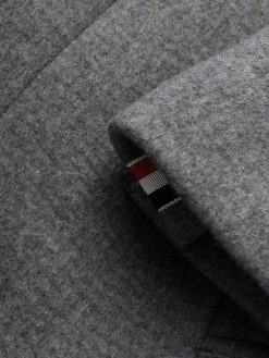 Thom Browne RWB stripe tailored coat