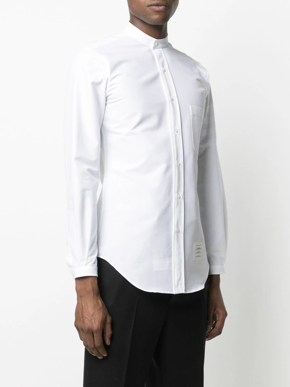 Thom Browne 4 Bar stripe cotton shirt shirts of men 3 Thom Browne 4-Bar stripe cotton shirt
