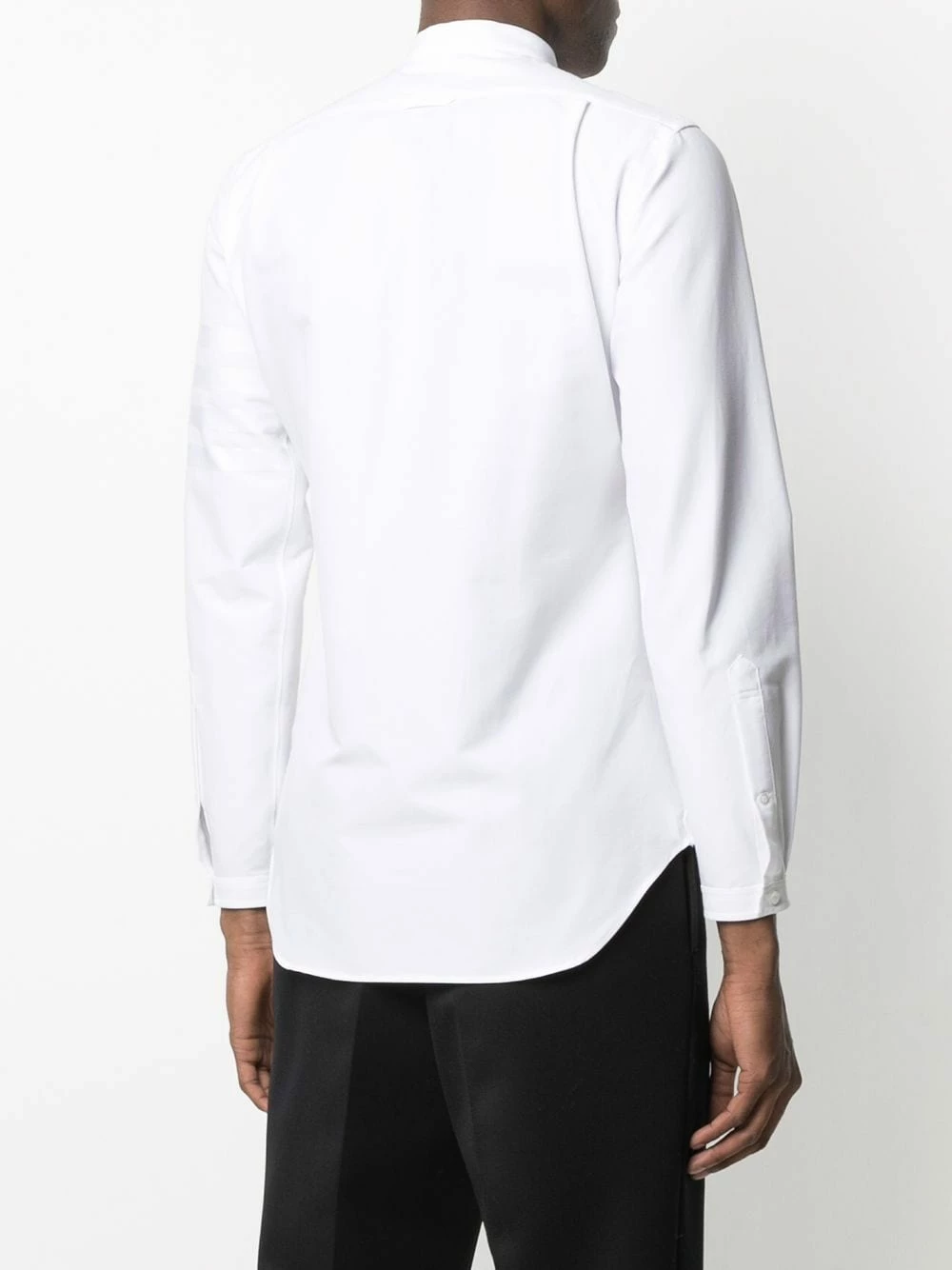 Thom Browne 4 Bar stripe cotton shirt shirts of men 4 Thom Browne 4-Bar stripe cotton shirt