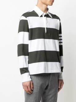 Thom Browne 4-Bar motif polo shirt