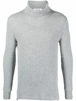 Thom Browne ribbed roll-neck jumper