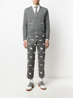 Thom Browne Stripe detailed wool cardigan cardigans of men 6 Thom Browne stripe-detailed wool cardigan