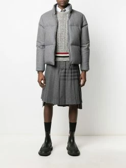 Thom Browne RWB stripe cable knit jumper