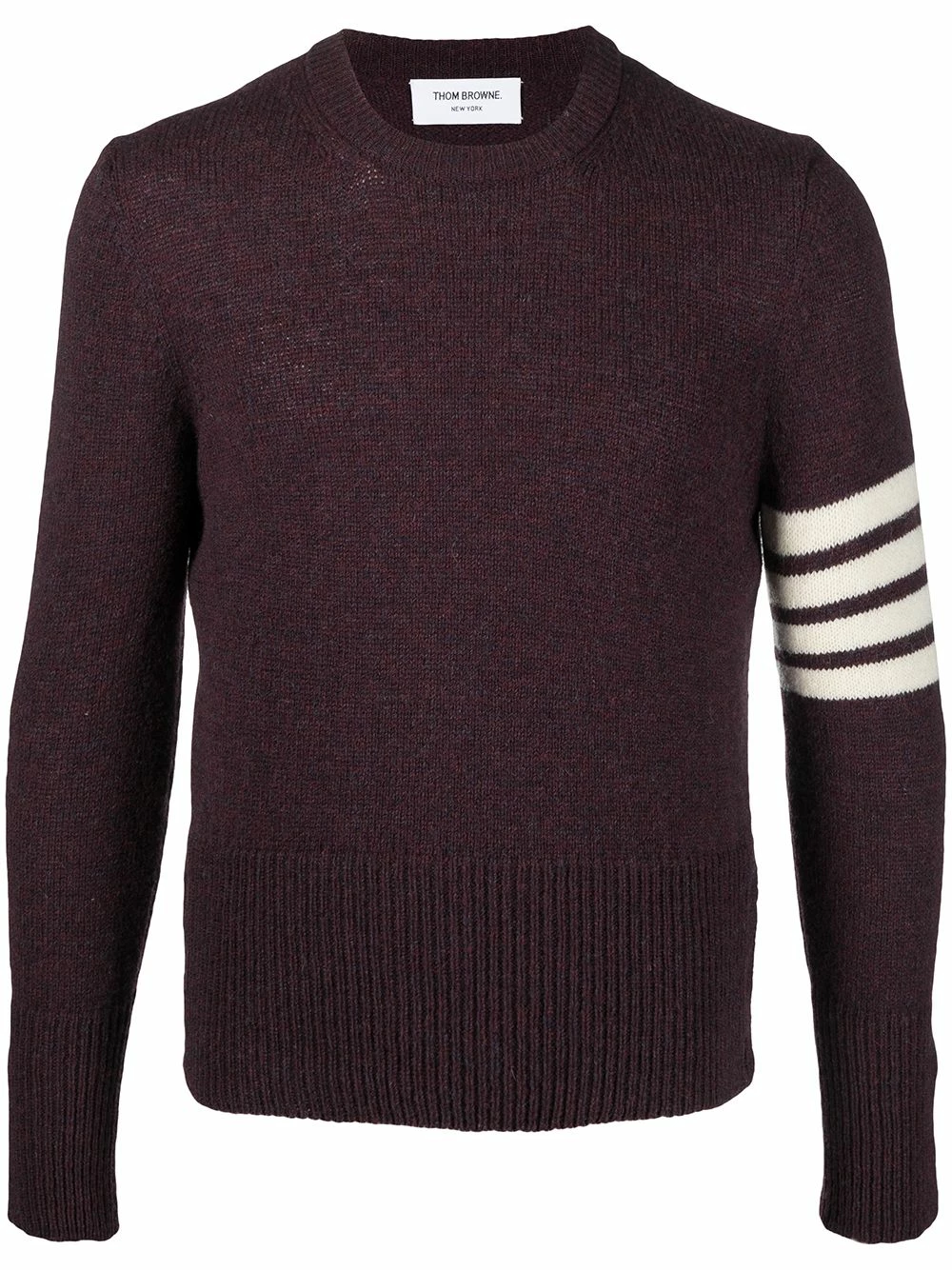 Thom Browne 4 Bar motif chunky knit jumper knitted sweaters of men 1 Thom Browne 4-Bar motif chunky-knit jumper