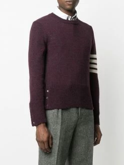 Thom Browne 4 Bar motif chunky knit jumper knitted sweaters of men 7 Thom Browne 4-Bar motif chunky-knit jumper