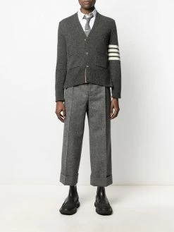 Thom Browne 4-Bar motif knitted cardigan