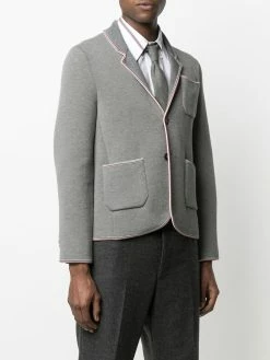 Thom Browne RWB stripe trim jacket