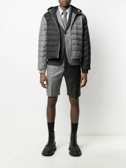 Thom Browne panelled puffer jacket