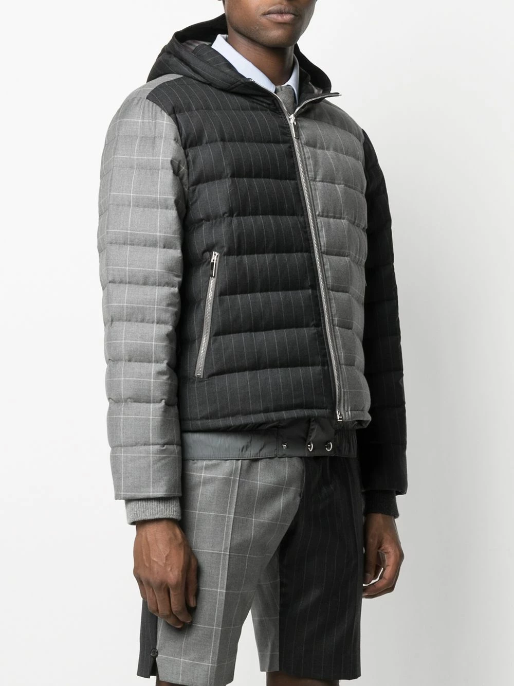 Thom Browne Panelled puffer jacket down jackets of men 3 Thom Browne panelled puffer jacket