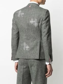 Thom Browne Contrast stitch single breasted blazer jacket blazers of men 8 Thom Browne contrast-stitch single-breasted blazer jacket