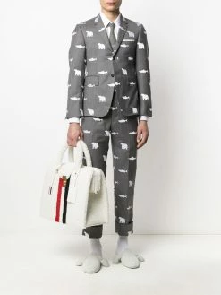 Thom Browne animal-pattern tailored trousers