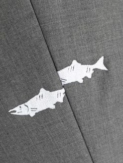 Thom Browne animal-pattern tailored trousers