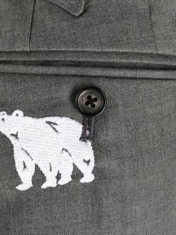 Thom Browne animal-pattern tailored trousers