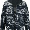 Thom Browne sketch-print zip-front jacket