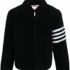 Thom Browne 4-Bar motif zip-up jacket