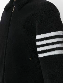 Thom Browne 4-Bar motif zip-up jacket