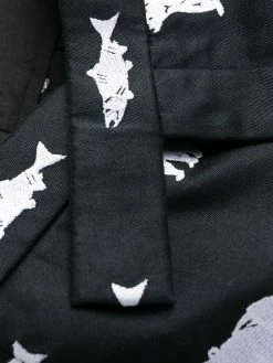 Thom Browne embroidered animal trousers