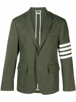 Thom Browne 4-Bar motif single-breasted blazer
