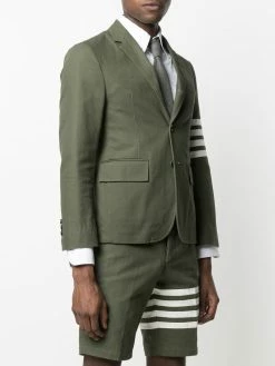 Thom Browne 4-Bar motif single-breasted blazer