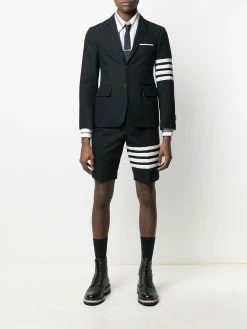 Thom Browne 4-bar detail chino shorts