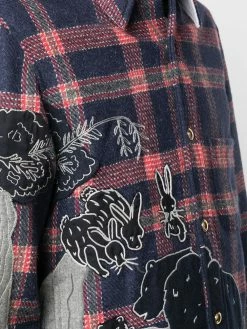 Thom Browne Embroidered bear shirt jacket shirt jackets of men 9 Thom Browne embroidered bear shirt jacket