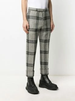 Thom Browne checked pleated skirt