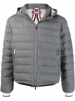 Thom Browne tri-stripe puffer jacket