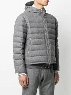 Thom Browne tri-stripe puffer jacket