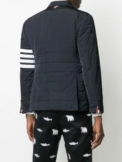 Thom Browne 4 Bar motif padded blazer down jackets of men 8 Thom Browne 4-Bar motif padded blazer