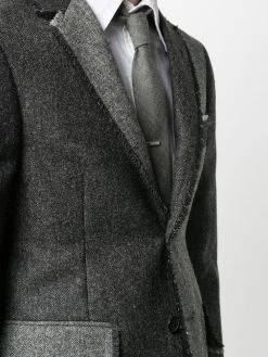 Thom Browne patchwork wool blazer