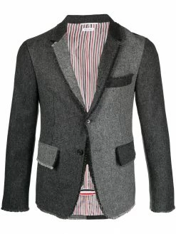 Thom Browne patchwork wool blazer