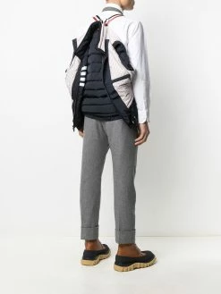 Thom Browne 4 Bar motif puffer gilet waistcoats & gilets of men 11 Thom Browne 4-Bar motif puffer gilet