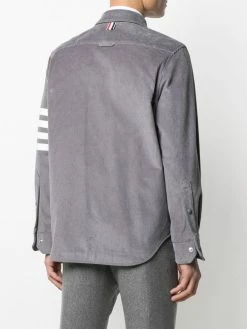 Thom Browne 4 Bar motif buttoned shirt shirts of men 8 Thom Browne 4-Bar motif buttoned shirt