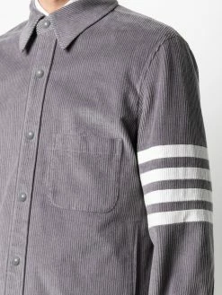 Thom Browne 4 Bar motif buttoned shirt shirts of men 9 Thom Browne 4-Bar motif buttoned shirt