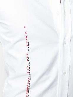 Thom Browne embroidered RWB stripe shirt