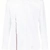 Thom Browne embroidered RWB stripe shirt