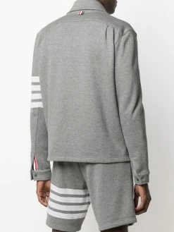 Thom Browne 4-Bar stripe cotton-jersey jacket