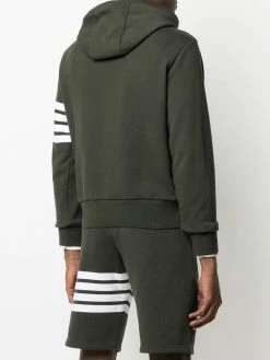 Thom Browne 4-Bar stripe cotton hoodie