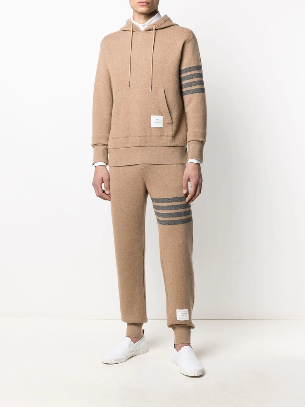 Thom Browne 4 Bar drawstring track pants sweatpants of men 2 Thom Browne 4-Bar drawstring track pants