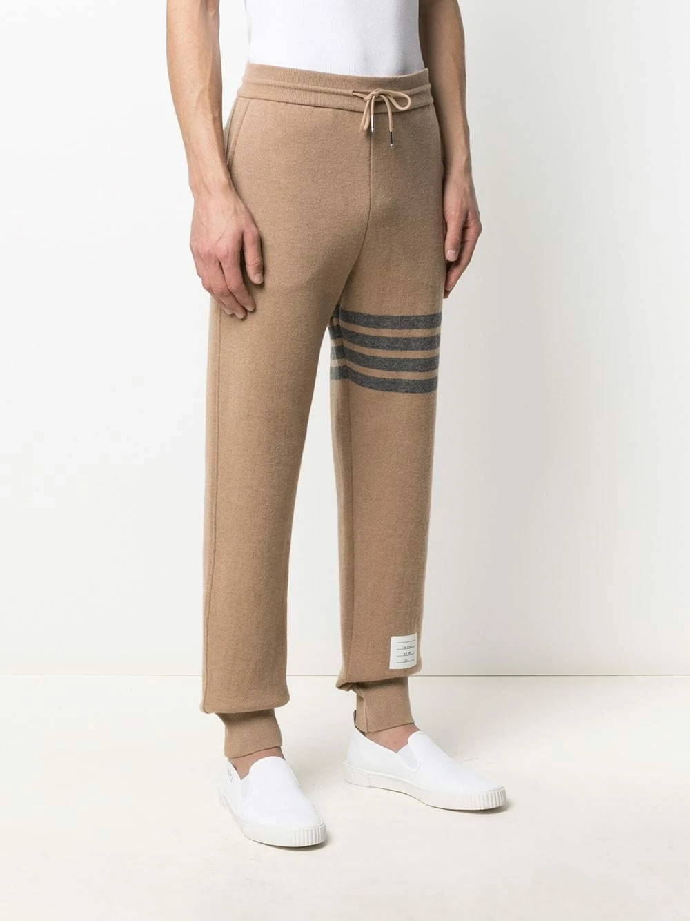 Thom Browne 4 Bar drawstring track pants sweatpants of men 3 Thom Browne 4-Bar drawstring track pants