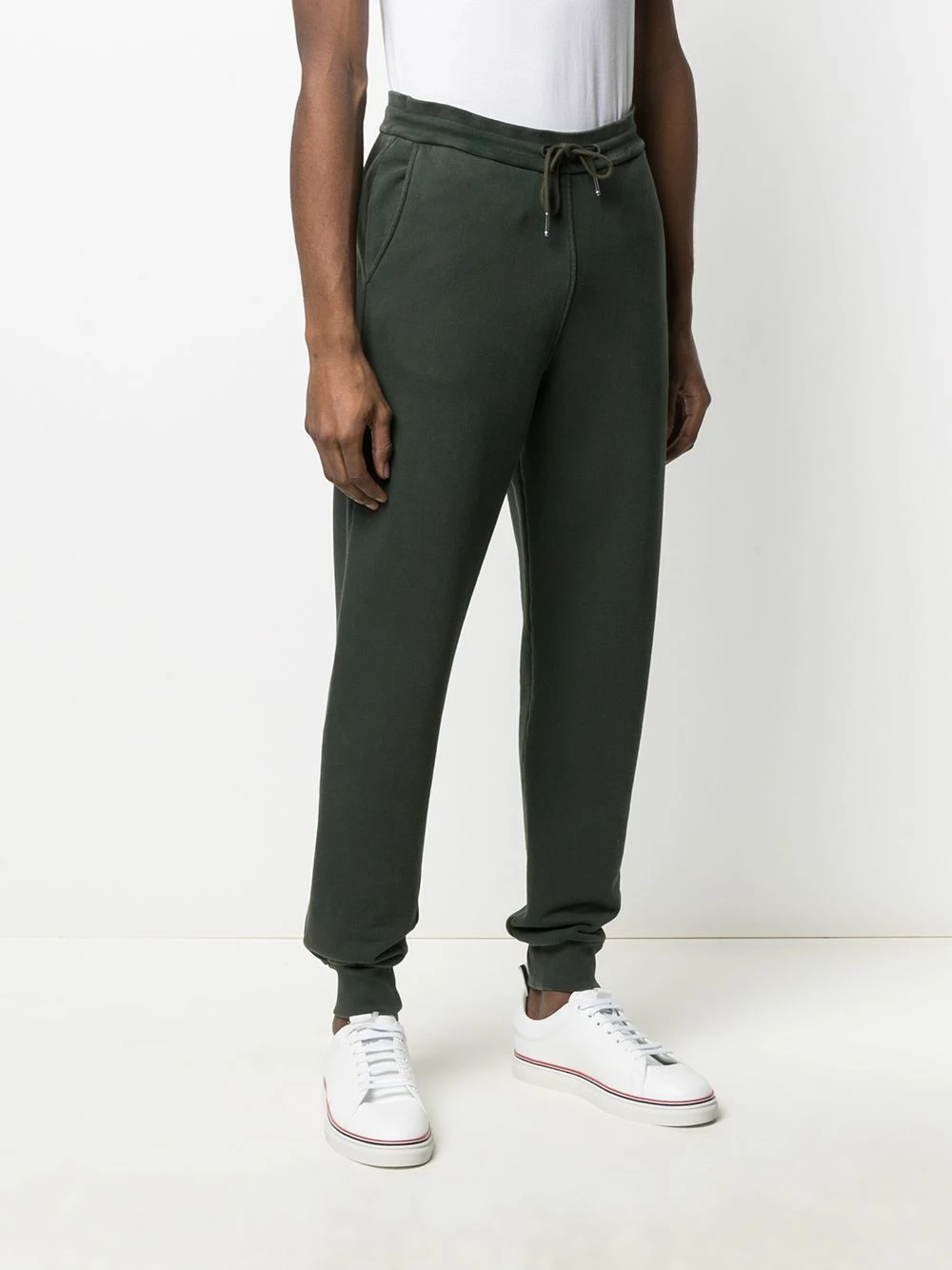 Thom Browne Drawstring performance trousers sweatpants of men 3 Thom Browne drawstring performance trousers